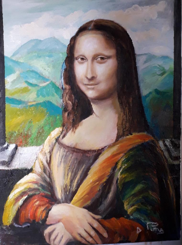 La Mona Lisa auvergnate vue par David Pons